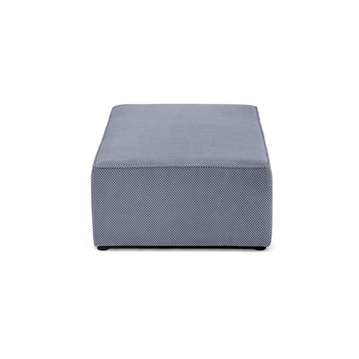 BEST MOBILIER Topaze - pouf - en velours texturé