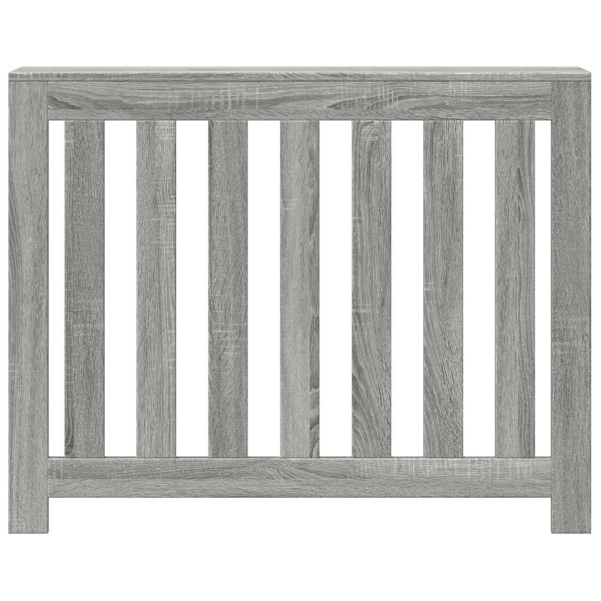 VIDAXL Cache-radiateur sonoma gris 104x20x82 cm bois d'ingenierie