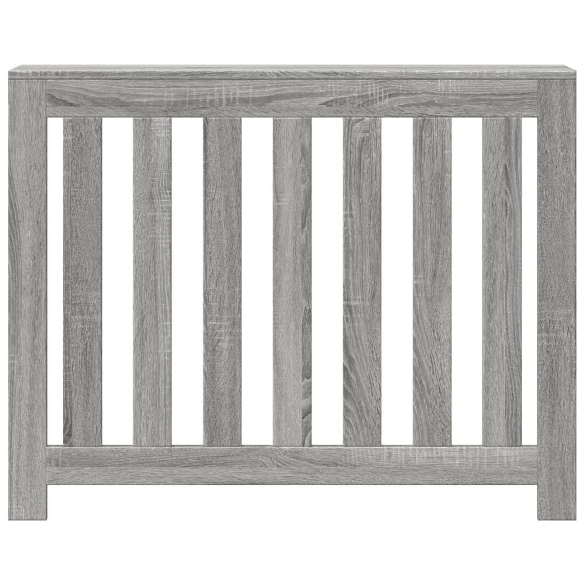 VIDAXL Cache-radiateur sonoma gris 104x20x82 cm bois d'ingenierie