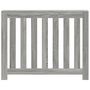 Voir la diapositive 3 : VIDAXL Cache-radiateur sonoma gris 104x20x82 cm bois d'ingenierie