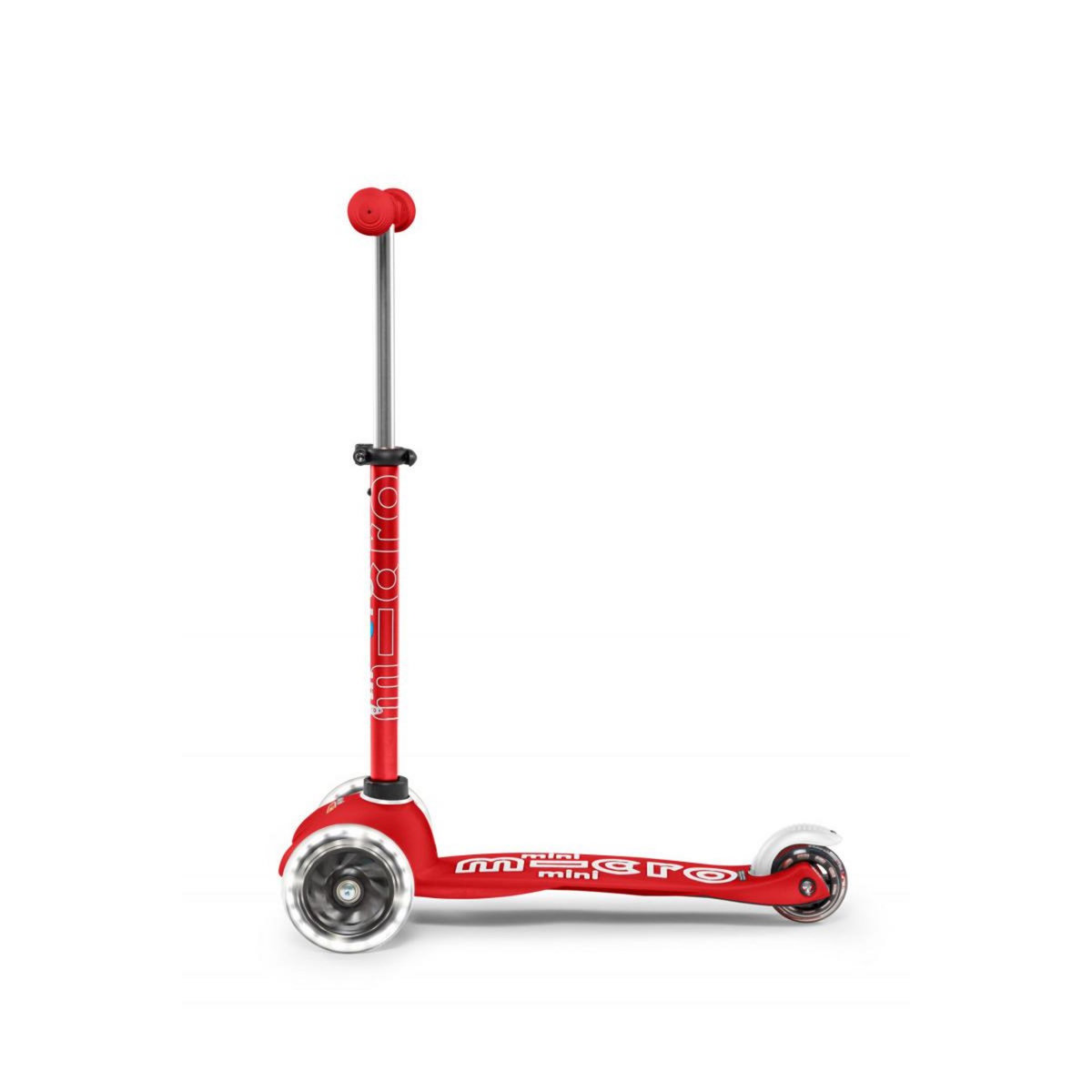 Micro Trottinette  Mini  Deluxe LED - Rouge