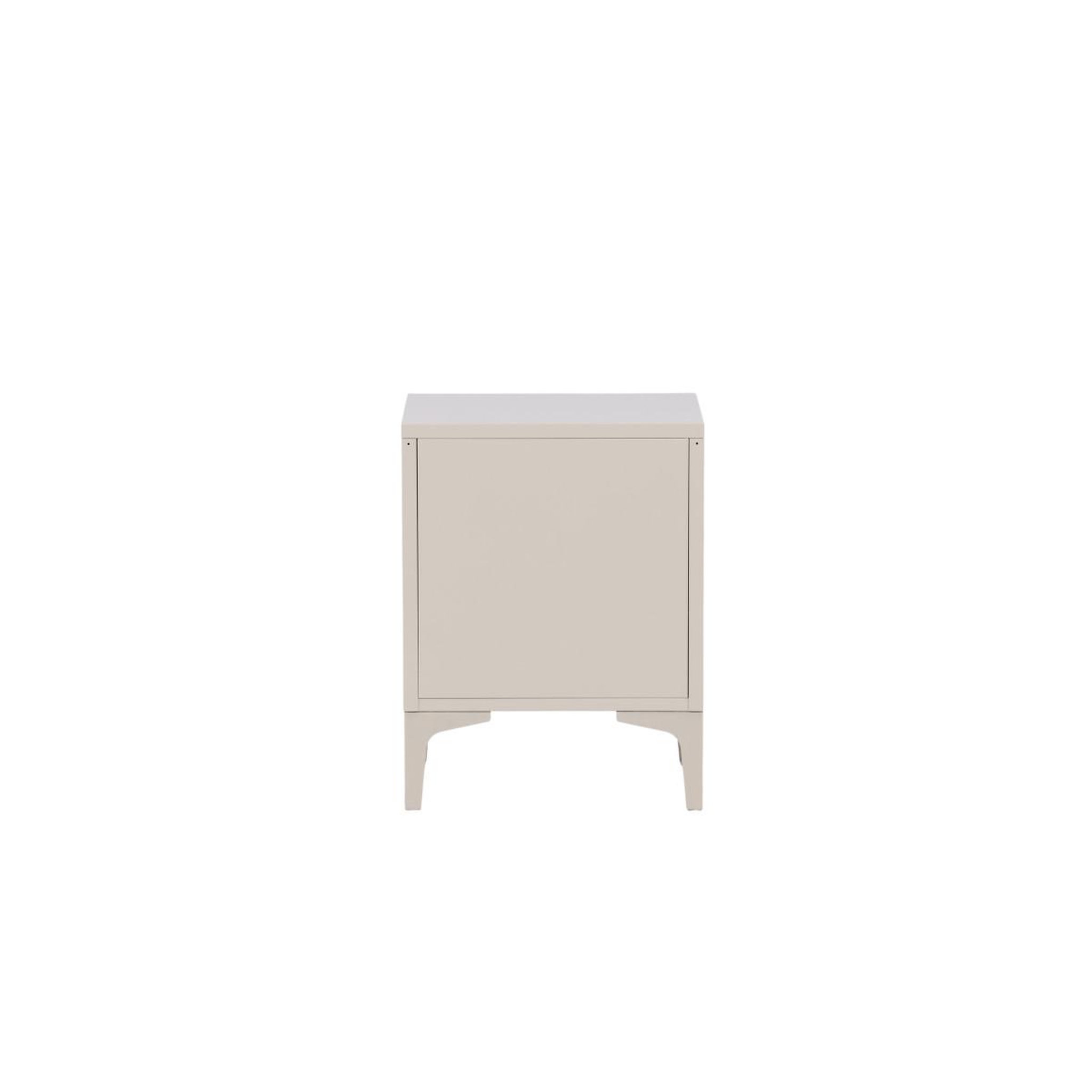 Voir la diapositive 4 : Paris Prix Table de chevet 2 tiroirs  piring  60cm beige
