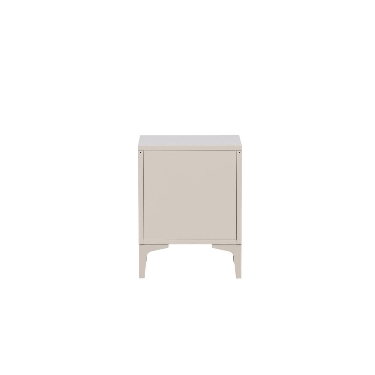 Paris Prix Table de Chevet 2 Tiroirs  Piring  60cm Beige