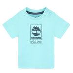 TIMBERLAND T shirt  Bébé Timberland T60100. Coloris disponibles : Bleu