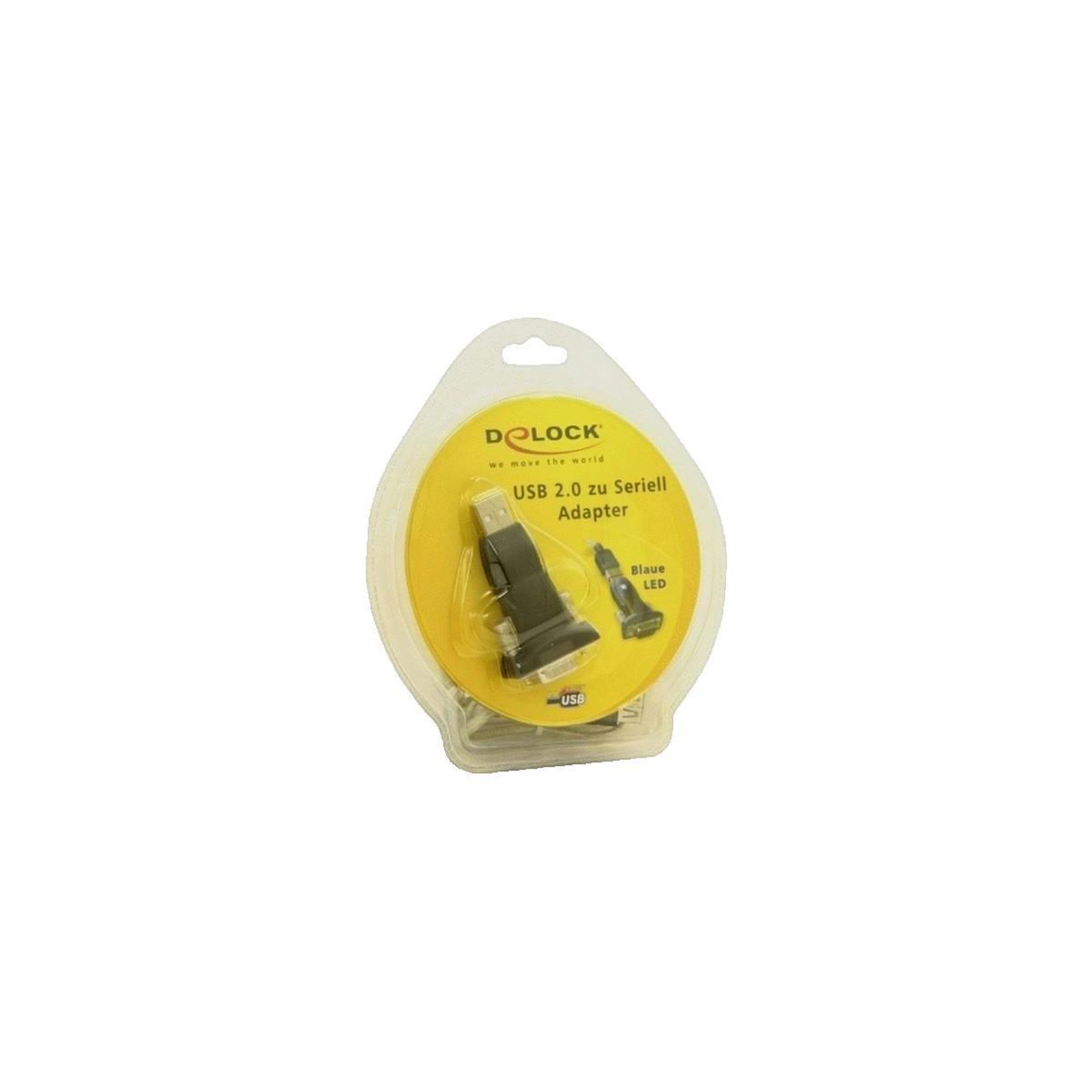 Voir la diapositive 2 : DeLock Adaptateur USB vers Port Série Delock Modèle 4043619614257 Noir