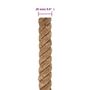 Voir la diapositive 6 : VIDAXL Corde 100 % jute 20 mm 50 m