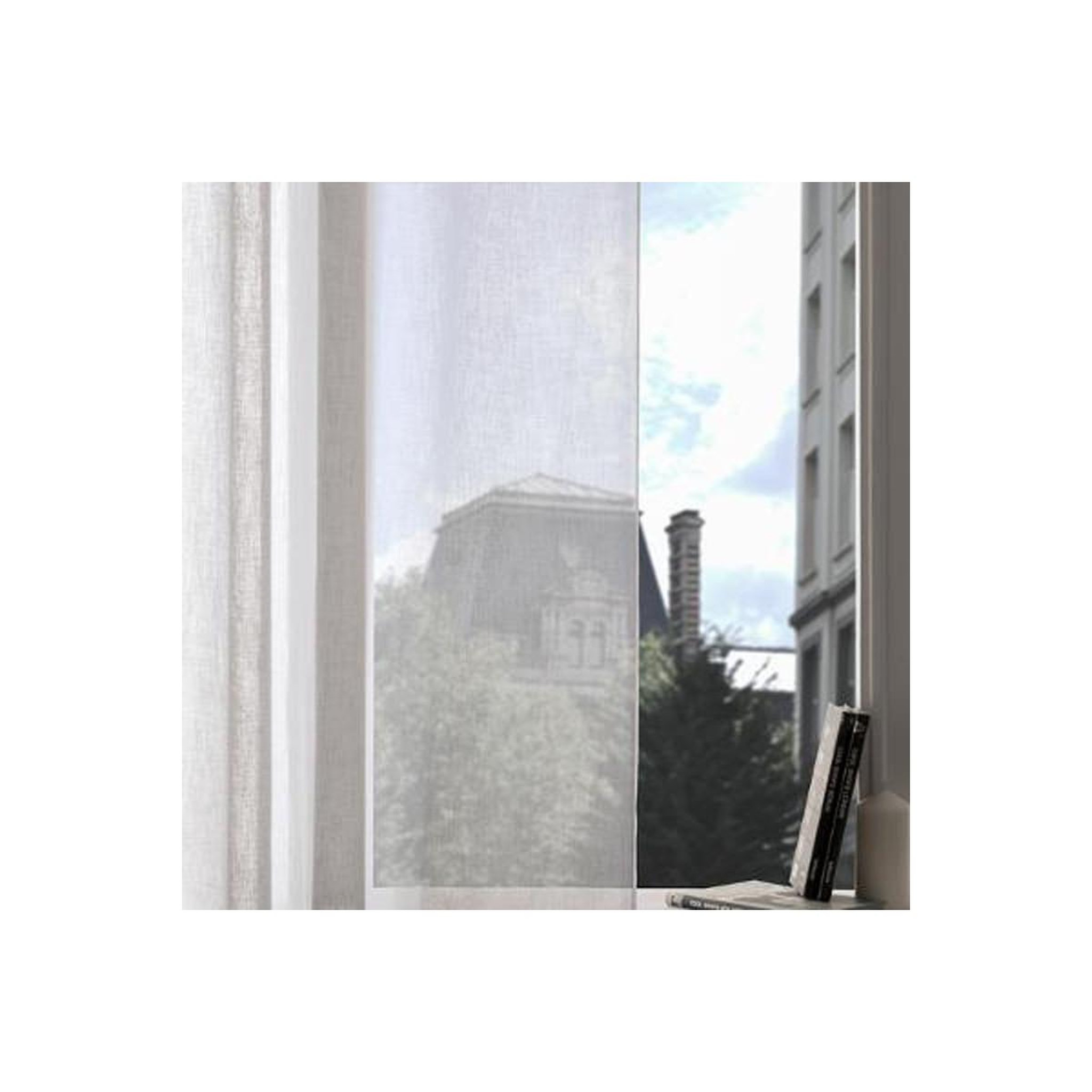 ATMOSPHERA Rideau voilage  fred  140x240cm blanc