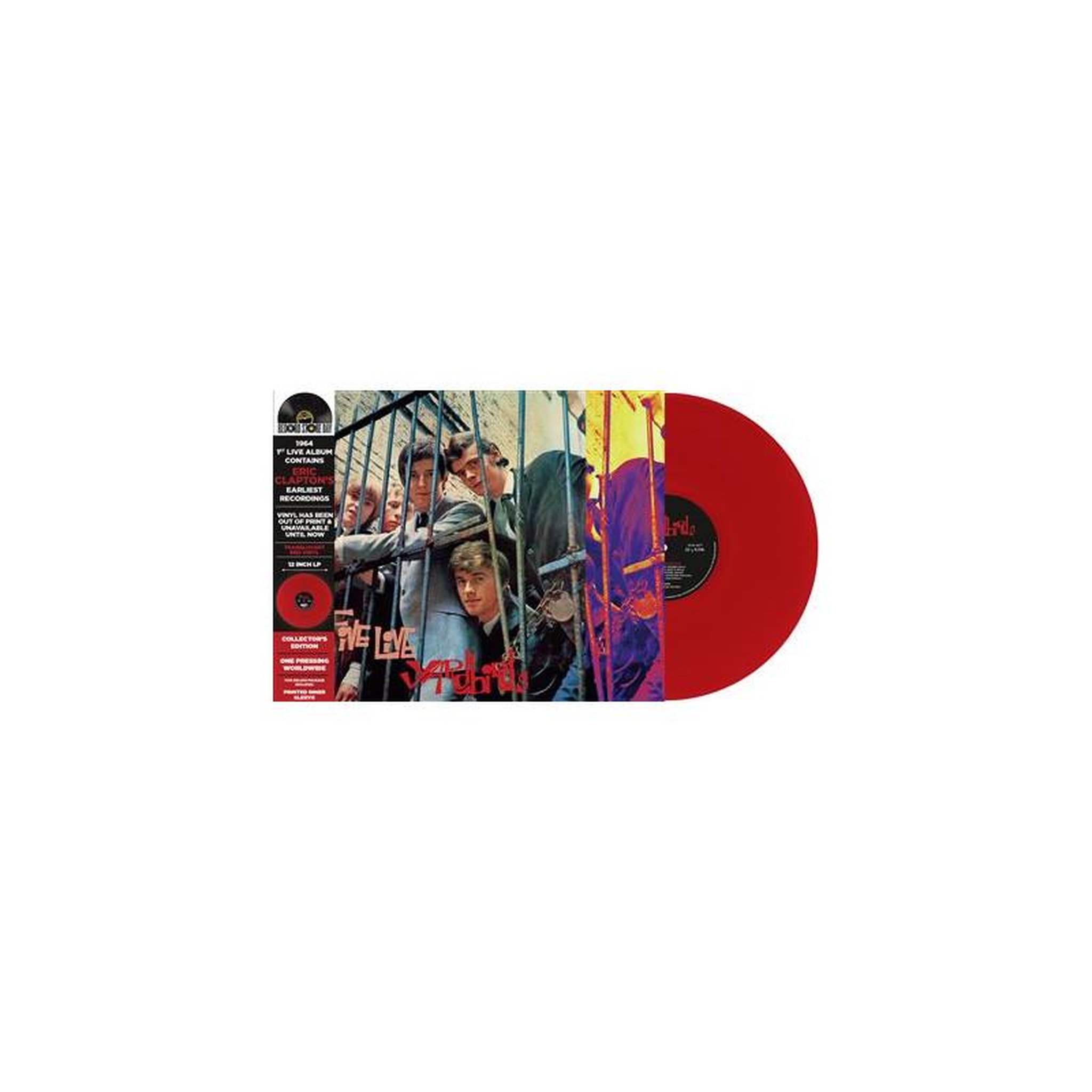 Vinyle live 5 live yardbirds rouge