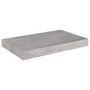 Voir la diapositive 4 : VIDAXL Etageres murales flottantes 4 pcs gris beton 40x23x3,8 cm MDF