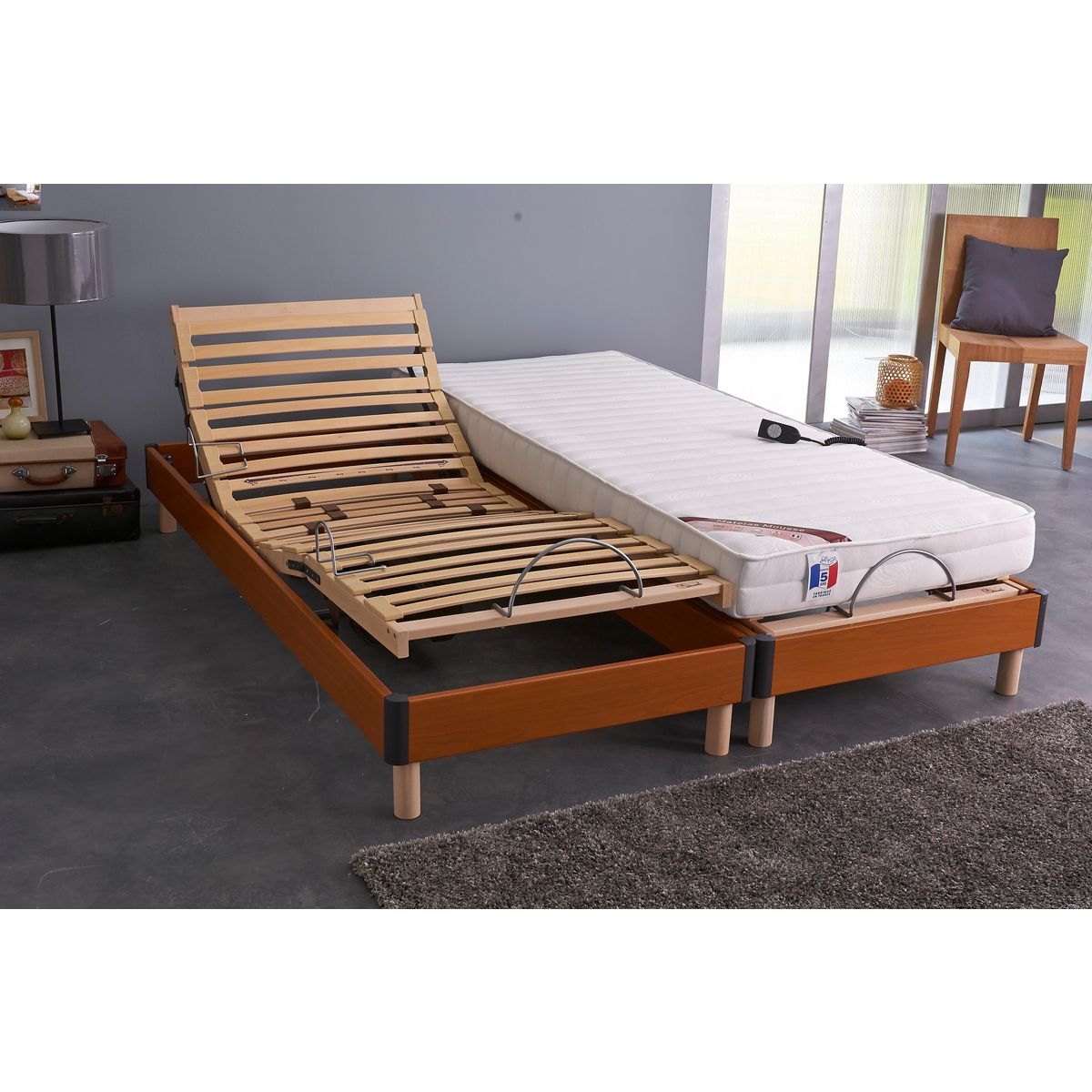 Lit relaxation électrique TPR PRELUDE - Lit 160 x 200 cm