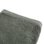 Voir la diapositive 3 : Serviette de toilette unie en coton 600 g/m²