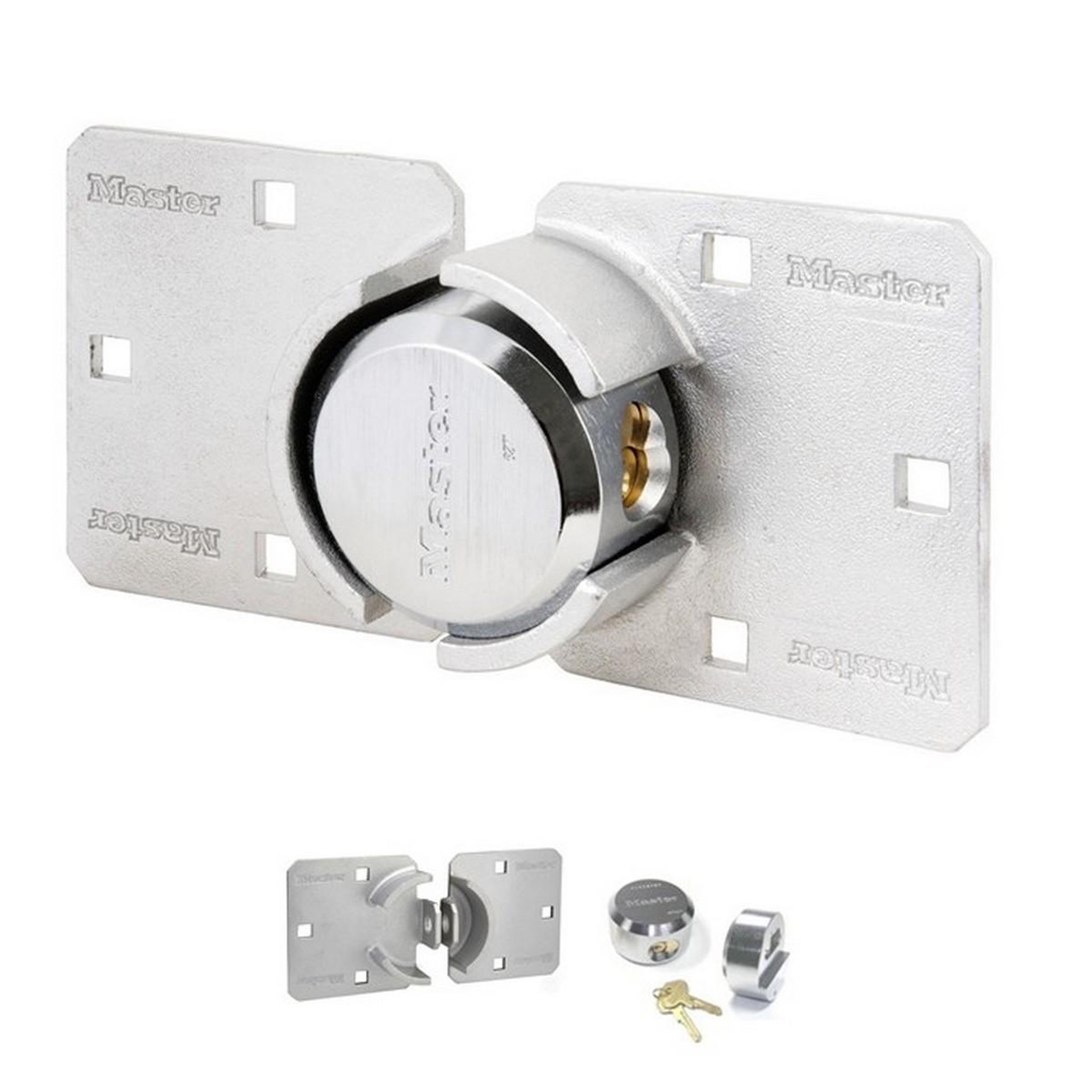 Master lock Cadenas pour Porte de Camionnettes [Cadenas Rond + Moraillon] 736EURD