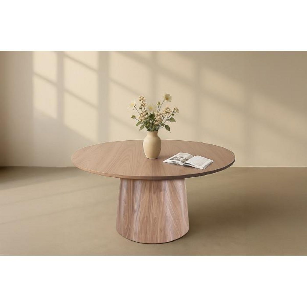 Paris Prix Table à Manger Ronde  Lanzo  150cm Naturel