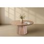 Voir la diapositive 3 : Paris Prix Table à Manger Ronde  Lanzo  150cm Naturel