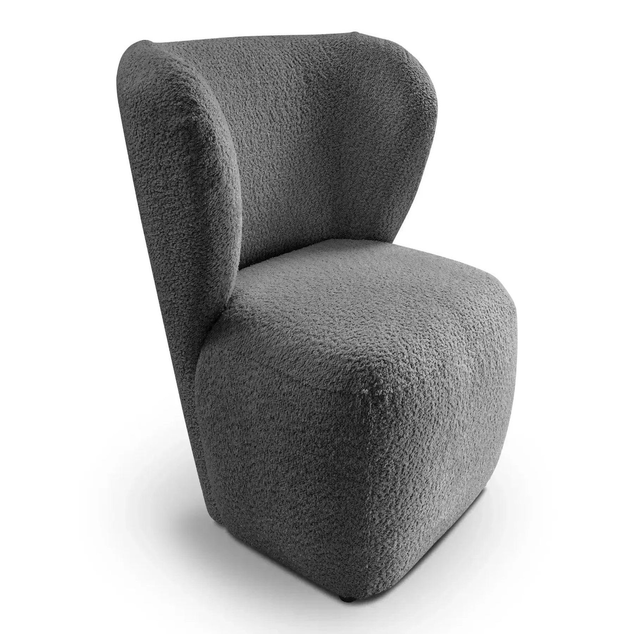 Voir la diapositive 4 : CASANOVA PARIS Capri - fauteuil tissu bouclette