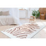 Voir la diapositive 2 : Paris Prix Tapis Imprimé Animal  Rabbit  Beige & Marron