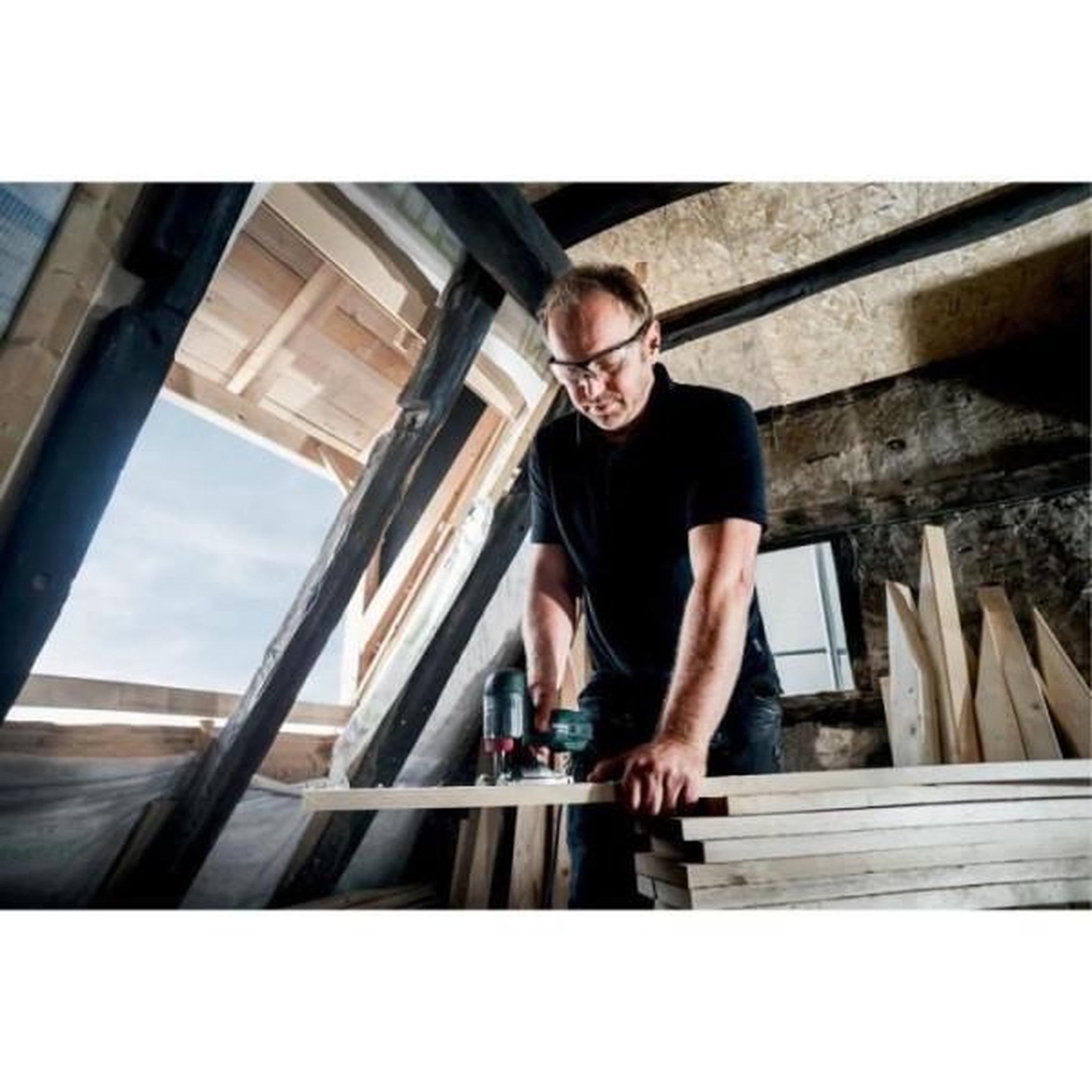 Voir la diapositive 2 : METABO Scie sauteuse METABO STE 100 Quick - 20 lames - Vert - 710W - Bois