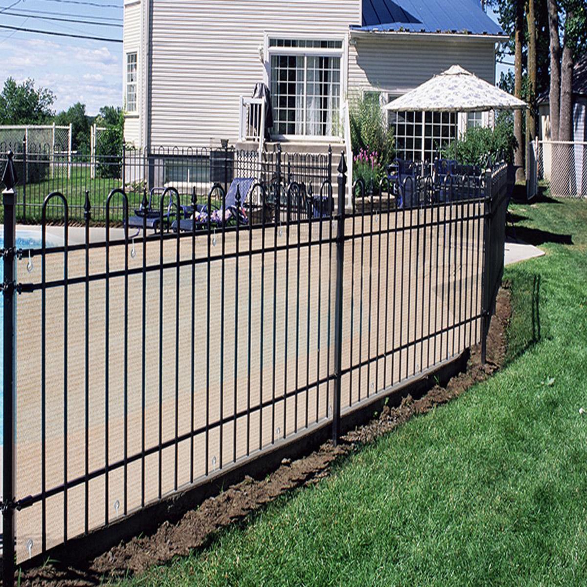 Voir la diapositive 4 : Jardiline Brise vue pour grillage 500 x H.120 cm Sable - Jardiline