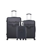 AMERICAN TRAVEL AMERICAN TRAVEL - LOT DE 3 - Valises grand format, weekend et cabine XXS CHELSEA. Coloris disponibles : Bleu, Gris