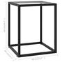 Voir la diapositive 5 : VIDAXL Table basse Noir avec verre trempe 40x40x50 cm