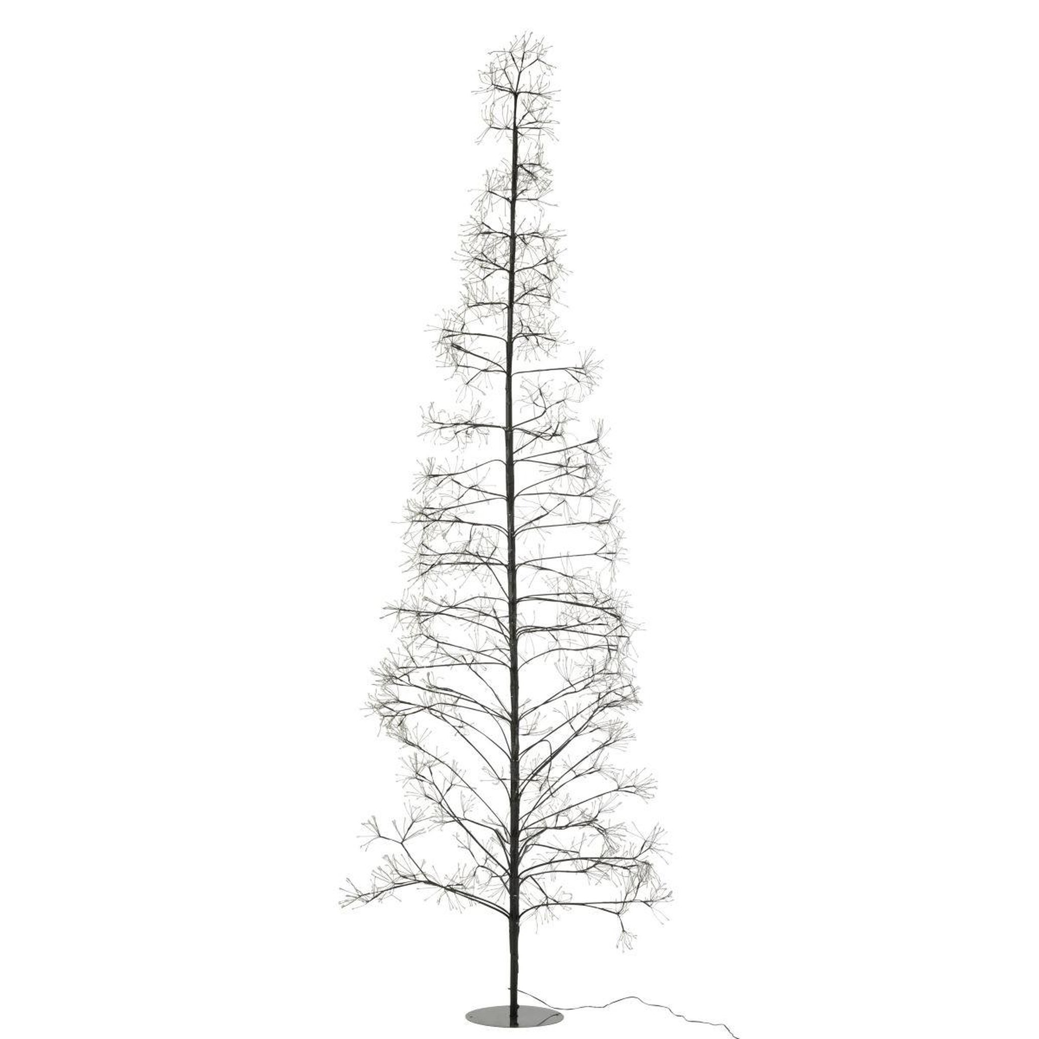 Voir la diapositive 5 : J-LINE Sapin en métal 3000 led  howard  300cm noir
