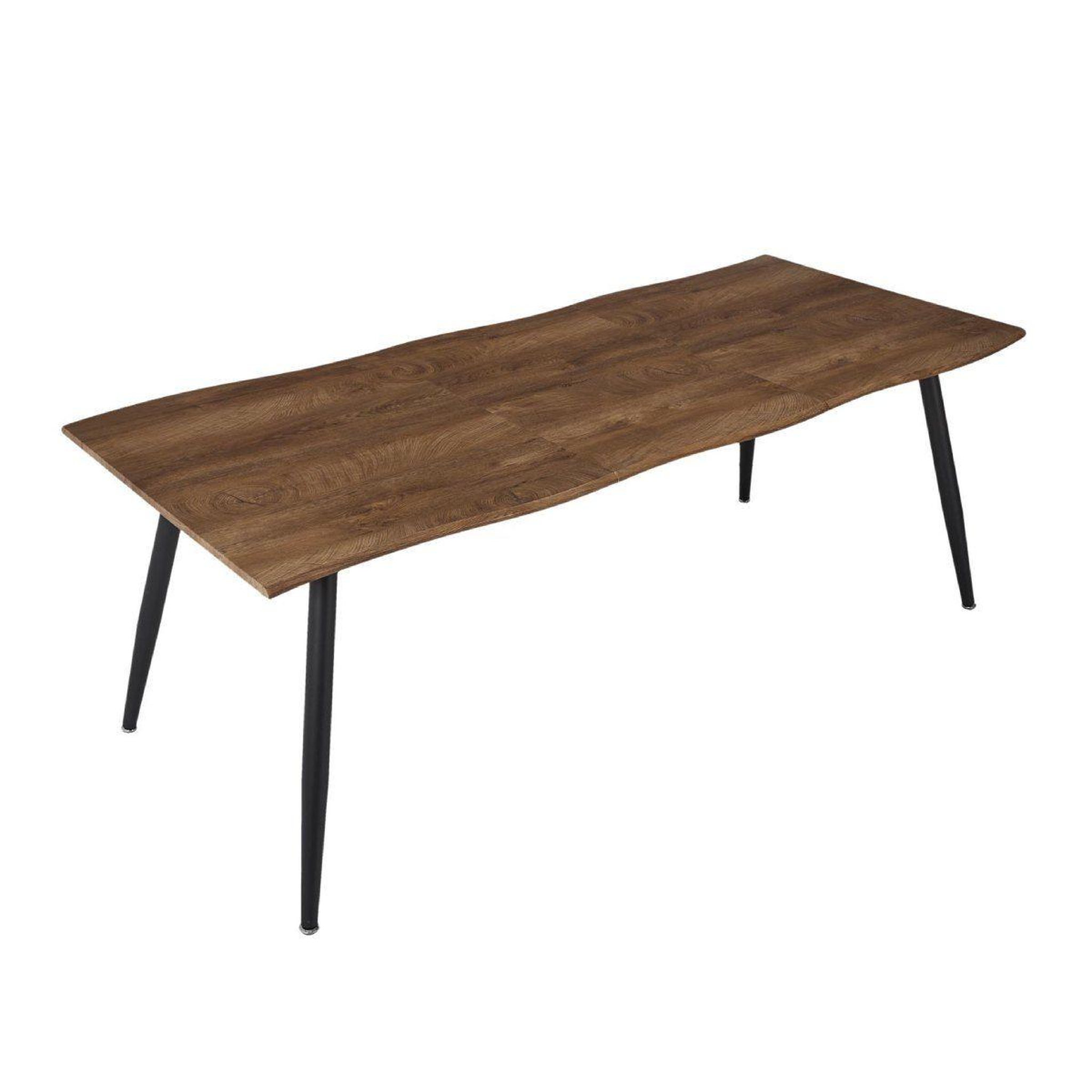 The Home Deco Factory Table à manger extensible  forest  150-210cm marron