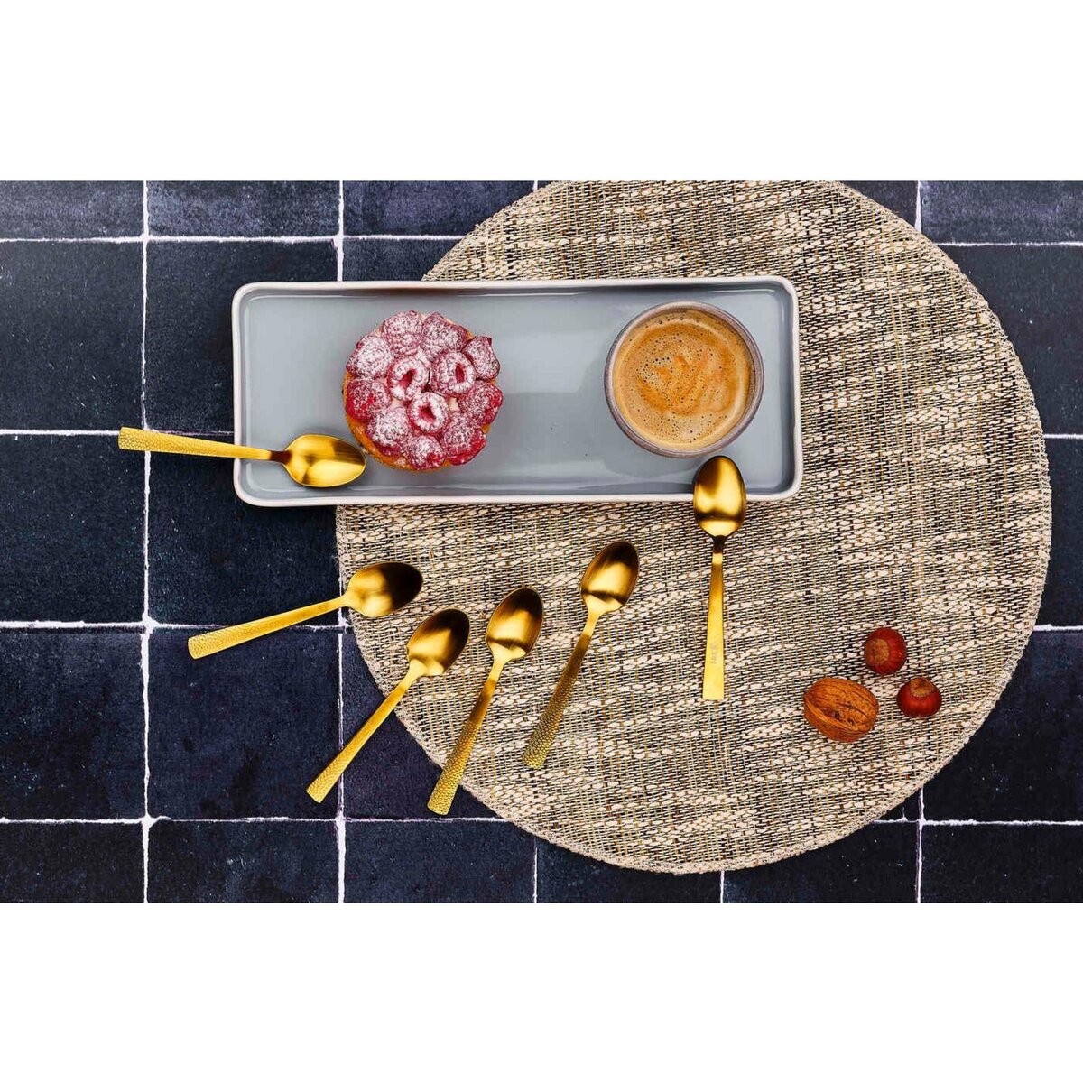 BJORN Coffret 6 petites cuillères FINN - Gold