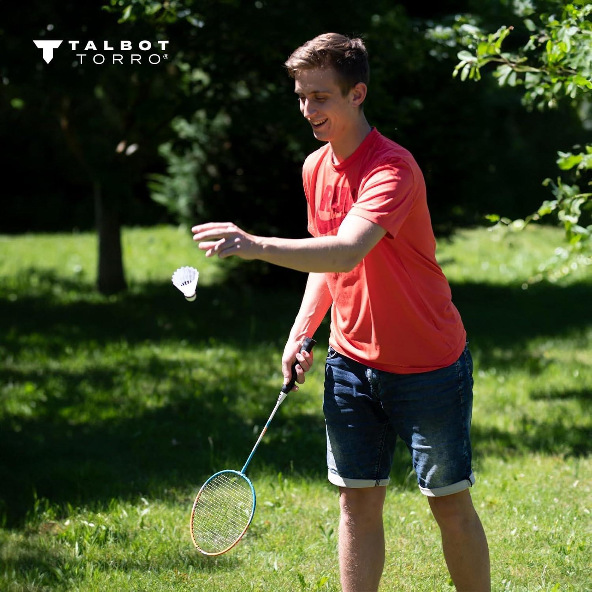 Voir la diapositive 3 : SCHILDKRÖT FUN SPORT Talbot Torro - Kit de Badminton 2 attackers