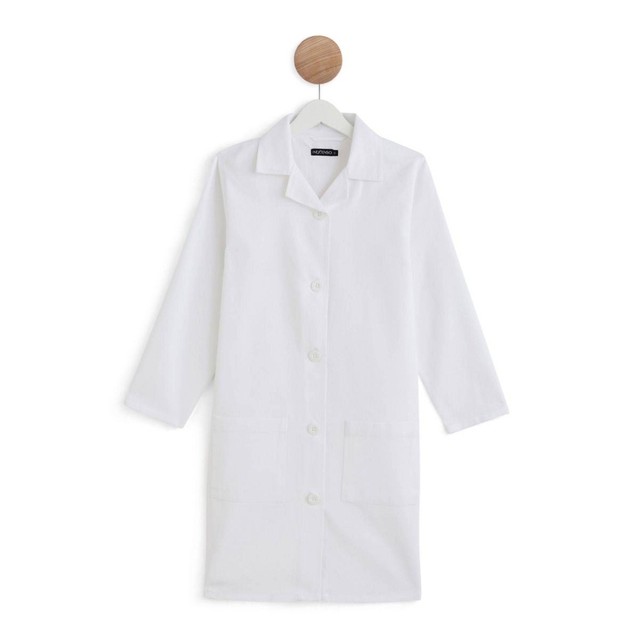 Blouse Labo Enfant VIKSAUN - Blouse Blanche Coton Pour Sciences, Médecine Ou Cosplay (Taille Unique)