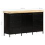 Voir la diapositive 6 : VIDAXL Buffet 140x38x76 cm Bois de manguier brut