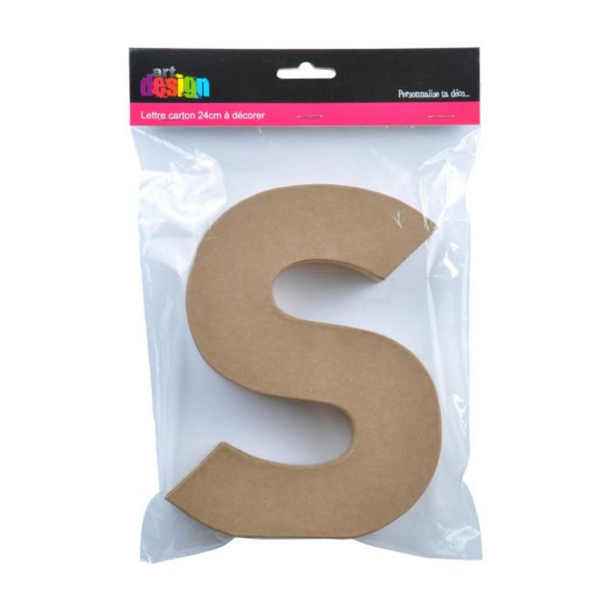 Paris Prix Décoration Murale  Lettres Carton S  18cm Naturel