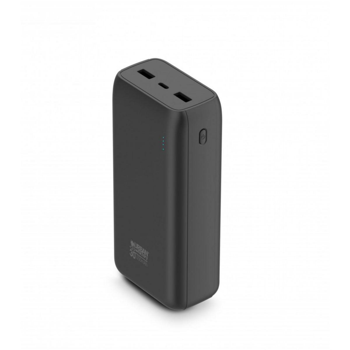 URBAN FACTORY Batterie externe 30.000 mAh USB-A
