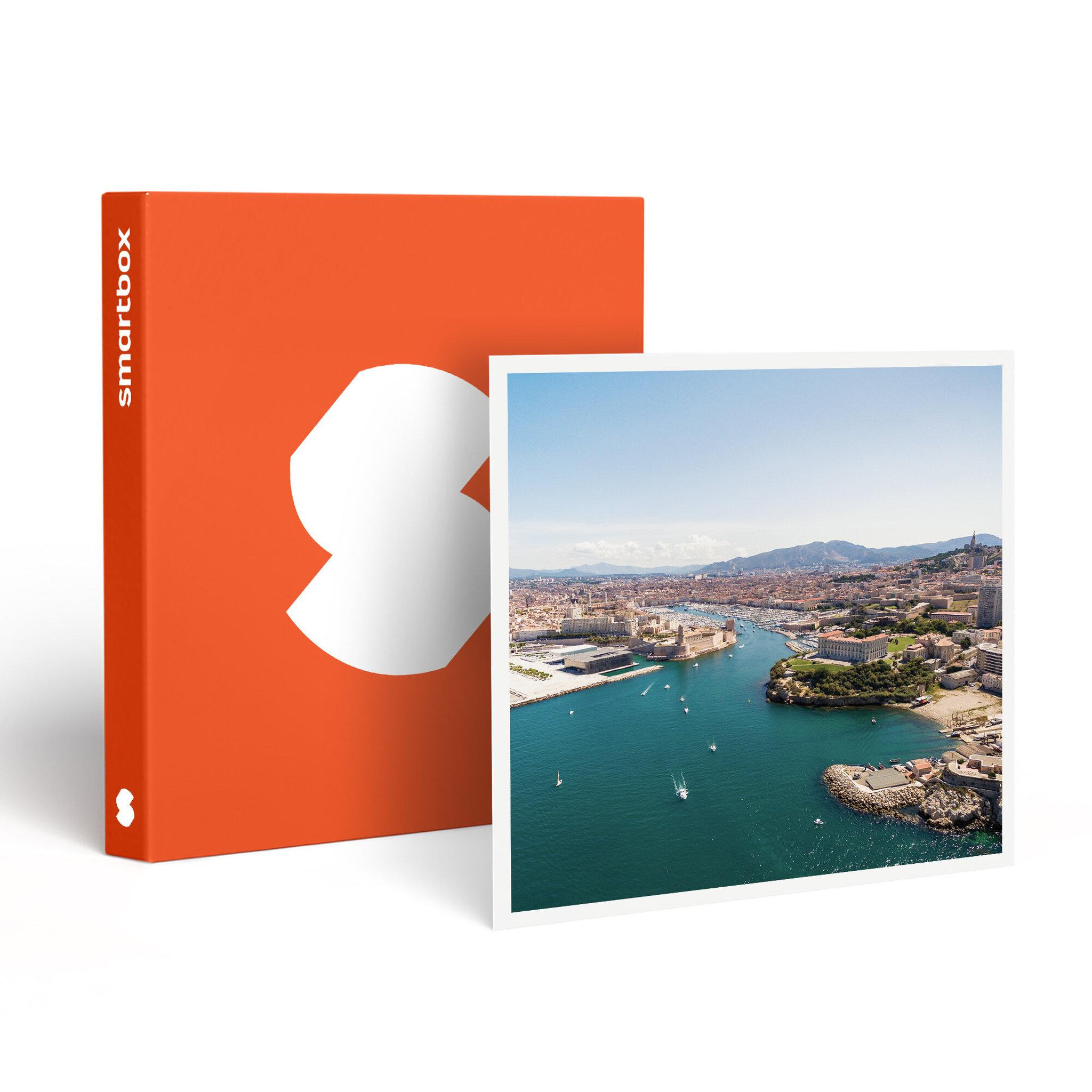 Smartbox Vol en hélicoptère de 15 min pour 2 au-dessus de Marseille - Coffret Cadeau Sport & Aventure