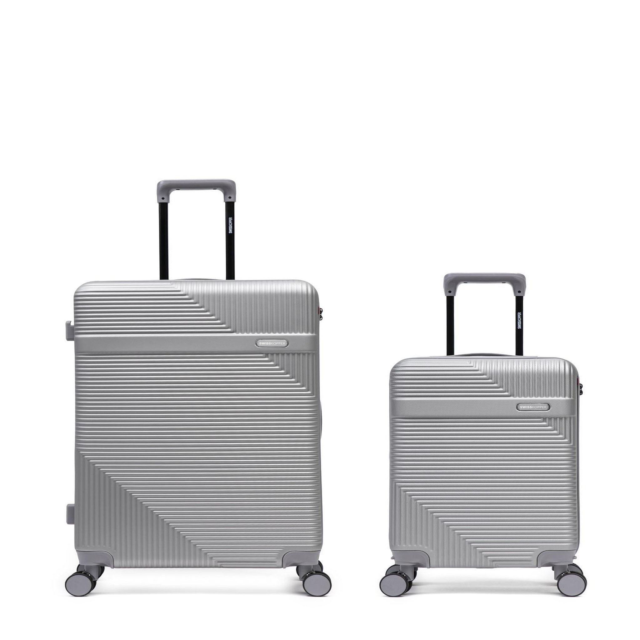 SWISS KOPPER Lot de 2 Valises Rigides Grand Format et Cabine WOHLEN
