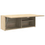 Voir la diapositive 5 : VIDAXL Armoire murale de bain chene sonoma 80x25x30 cm bois ingenierie