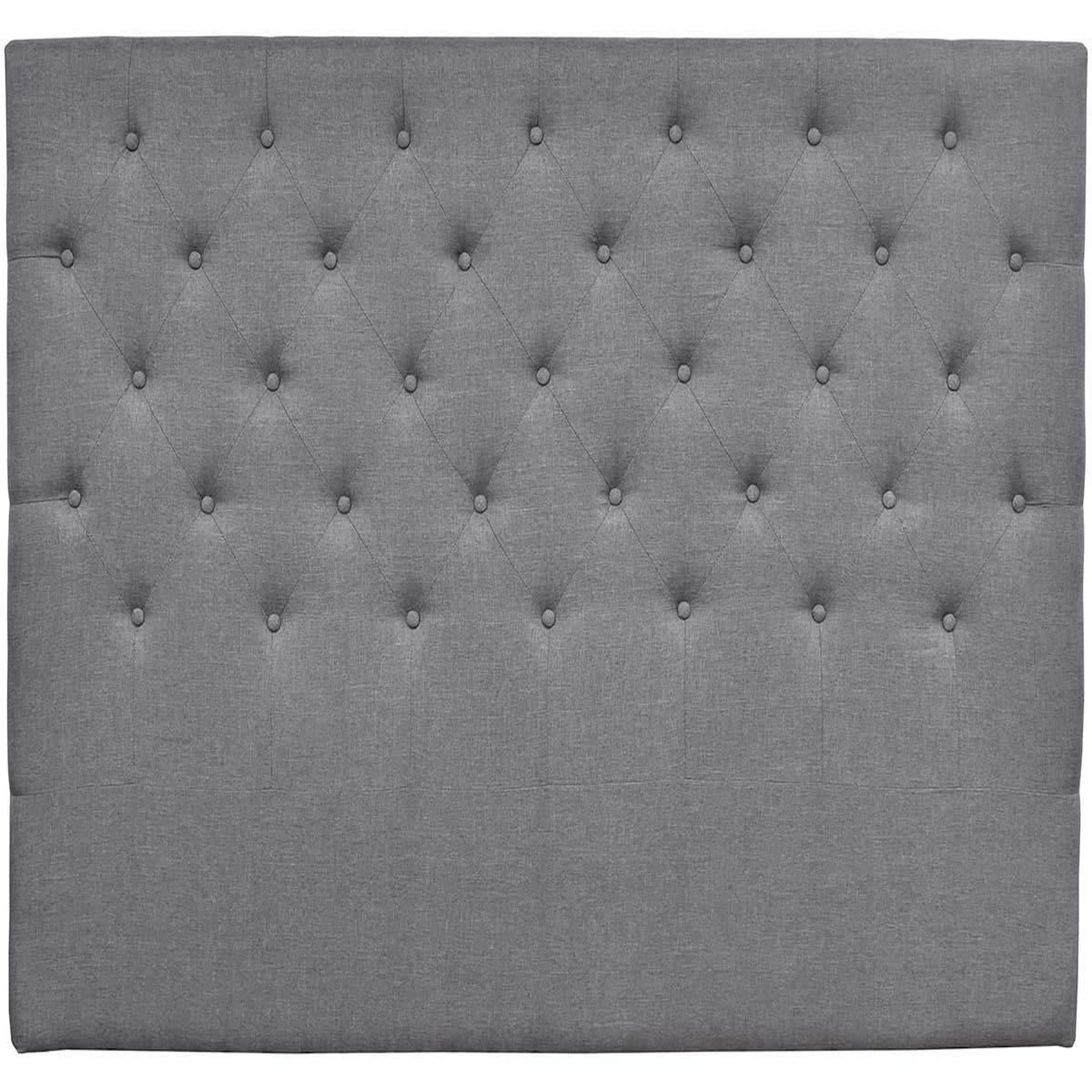 Voir la diapositive 1 : Habitat et Jardin Tête de lit capitonnée  Déco  - 189 cm - Gris - En tissu