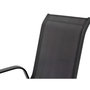 Voir la diapositive 4 : Habitat et Jardin Lot de 2 fauteuils de jardin  Porto  alu/textilène - Noir