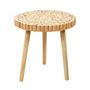 Voir la diapositive 2 : Paris Prix Lot de 2 Tables Gigognes  Rondin  40cm Naturel
