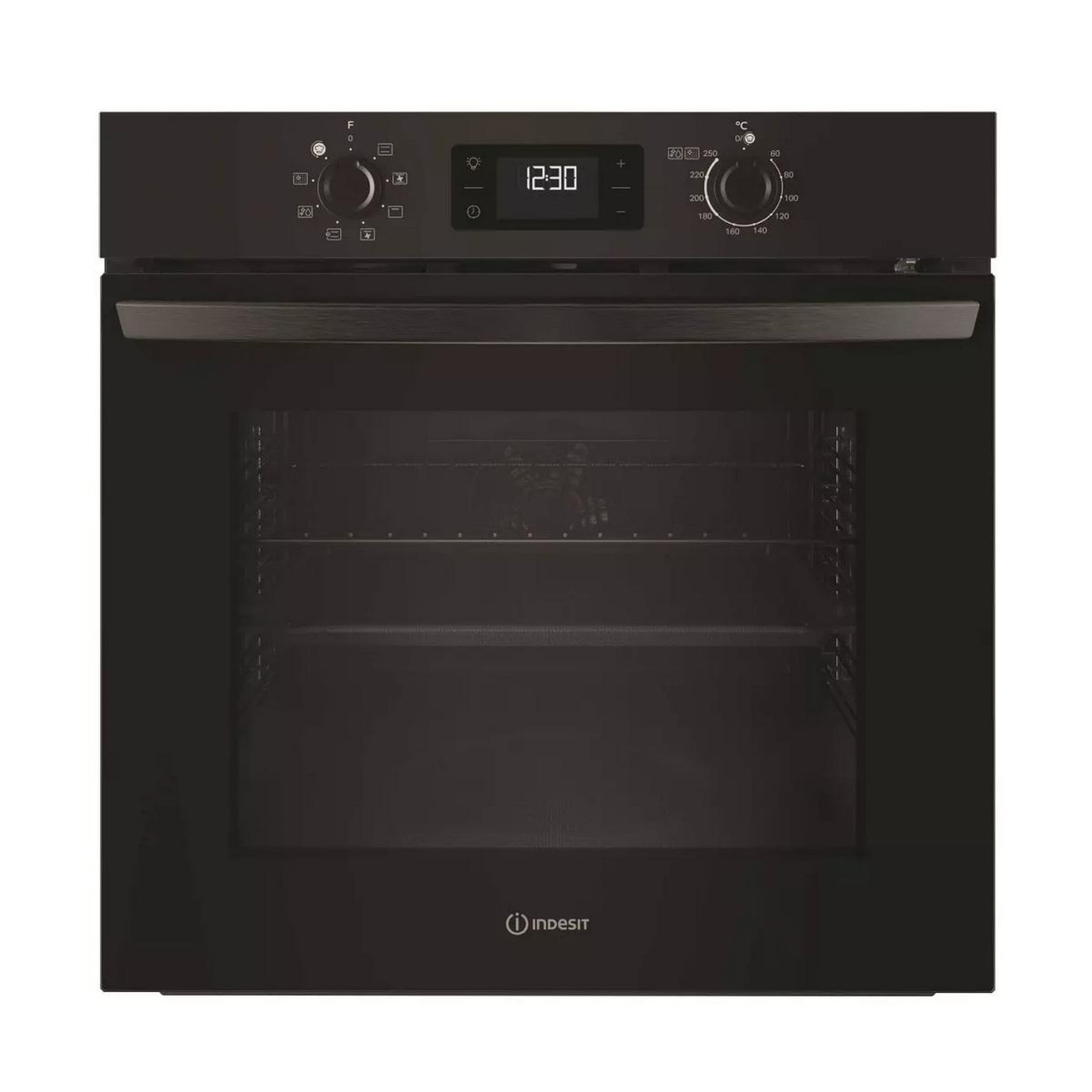 Indesit Four intégrable 71l 60cm pyrolyse noir - IO275PB