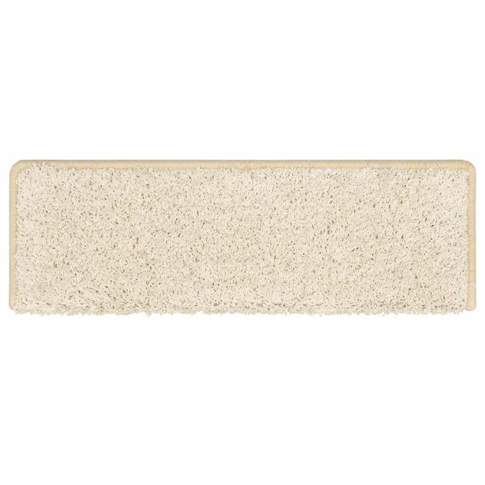 Voir la diapositive 4 : VIDAXL Tapis d'escalier 30 pcs 65x21x4 cm Blanc