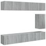 Voir la diapositive 2 : VIDAXL Ensemble de meubles TV 7 pcs Sonoma gris Bois d'ingenierie