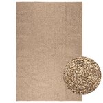 VIDAXL Tapis ZIZUR 160x230 cm aspect de jute interieur et exterieur