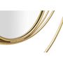 Voir la diapositive 3 : Paris Prix Miroir Mural Design  Arc  80cm Or