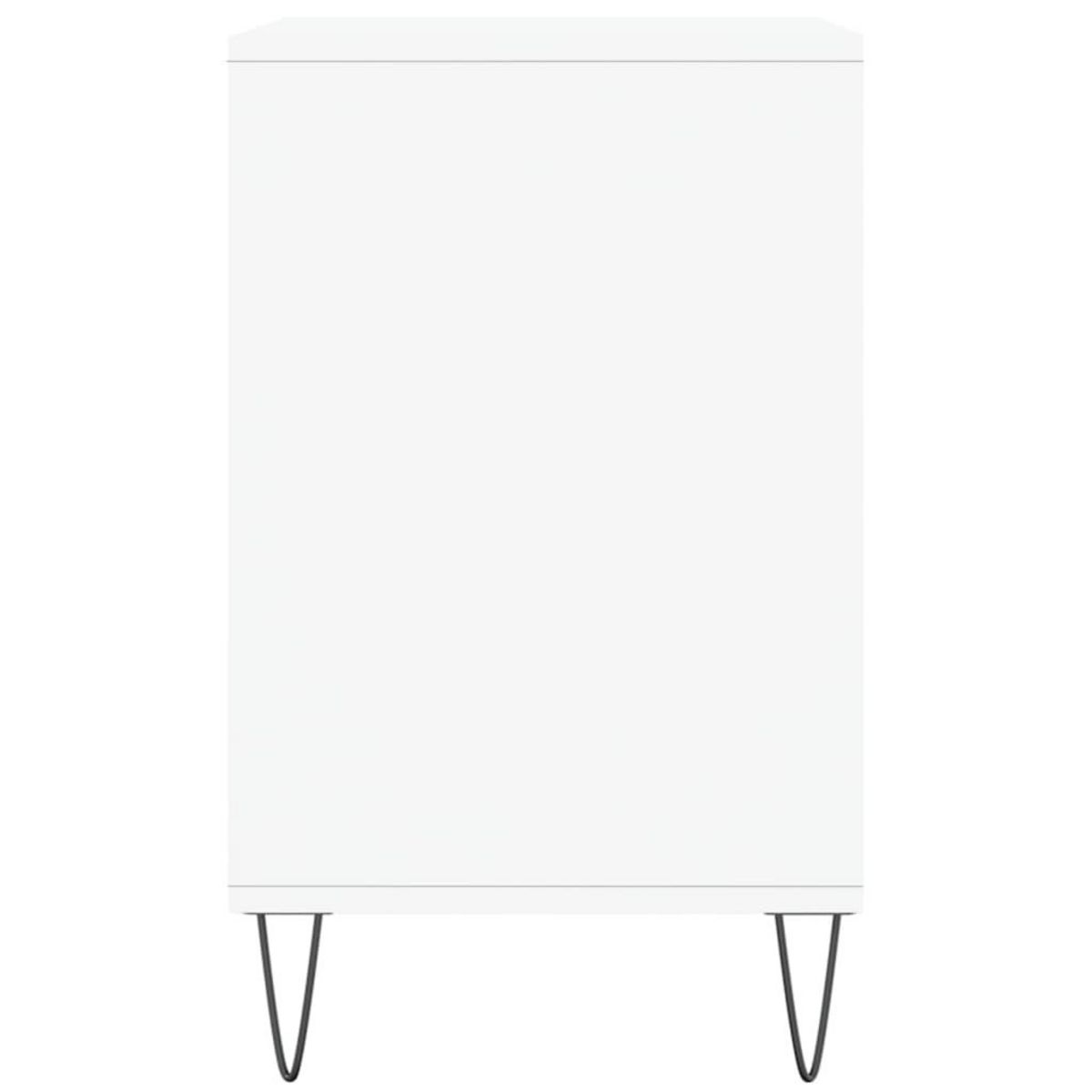 VIDAXL Armoire a chaussure Blanc brillant 102x36x60 cm Bois ingenierie