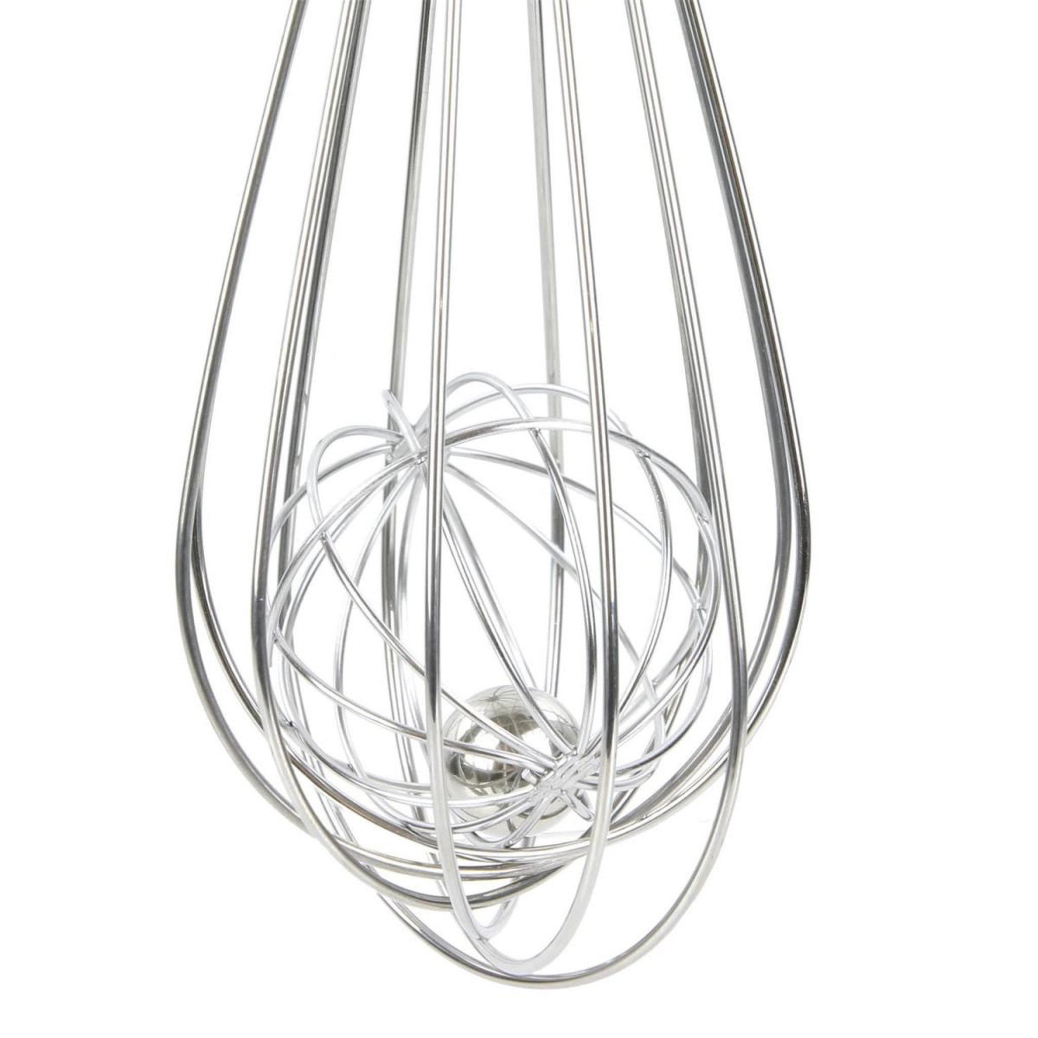 Voir la diapositive 2 : Lily Cook Fouet en métal  boule anti-grumeaux  26cm argent