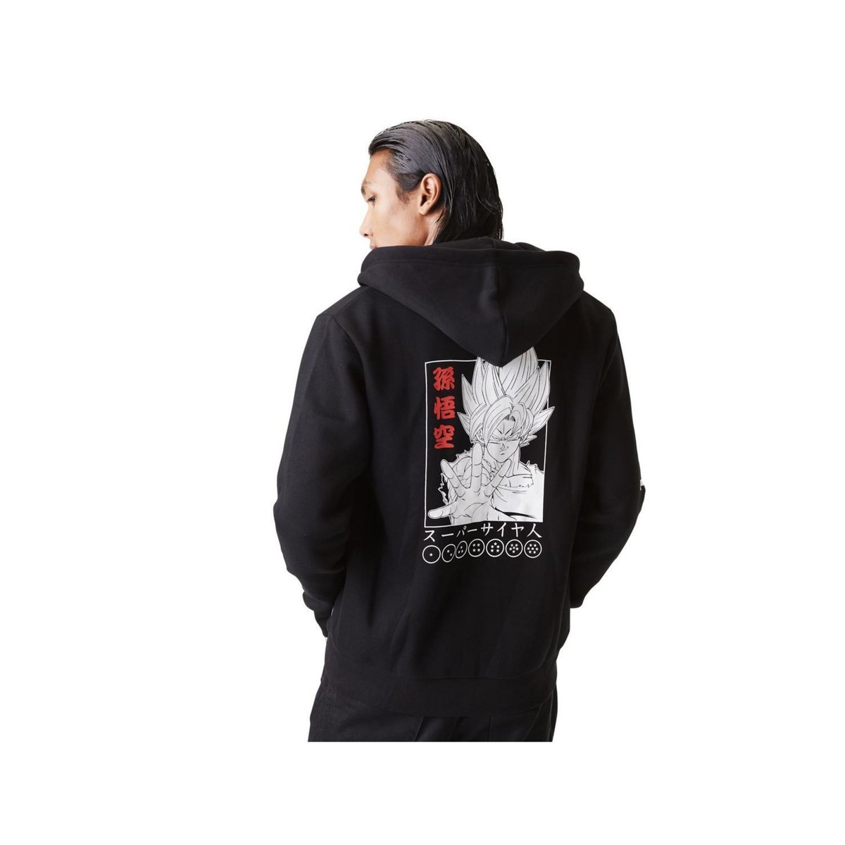 CAPSLAB Sweat à capuche avec zip homme Dragon Ball Z Goku