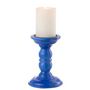Voir la diapositive 2 : Paris Prix Bougeoir Haltère en Bois  Waldo  17cm Bleu