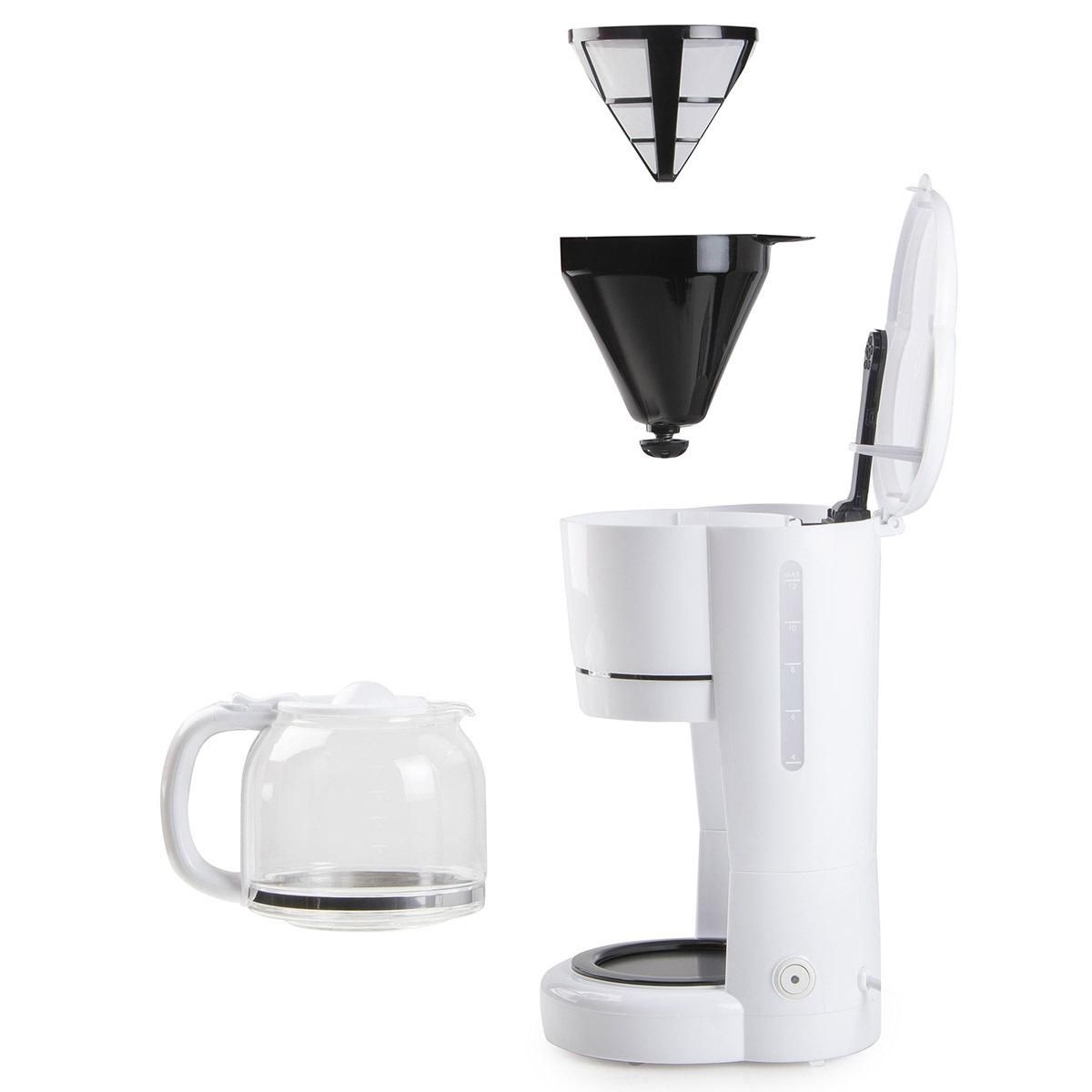 Domo Cafetière filtre 12 tasses 900w blanc - DO730K