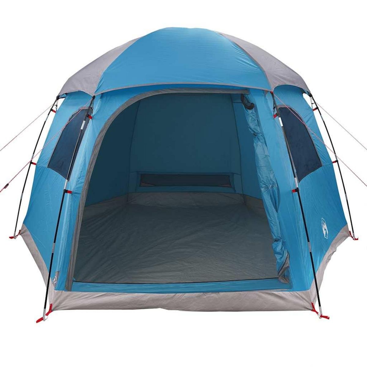 VIDAXL Tente de familiale igloo 6 personnes bleu impermeable