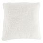 Voir la diapositive 2 : ACTUEL Coussin déco en sherpa pois/uni BOULE DE NEIGE 